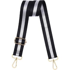 Wisdompro Purse Strap Replacement Crossbody Wide Shoulder Strap Adjustable Canvas Straps Handbag Strap Replacement Belts