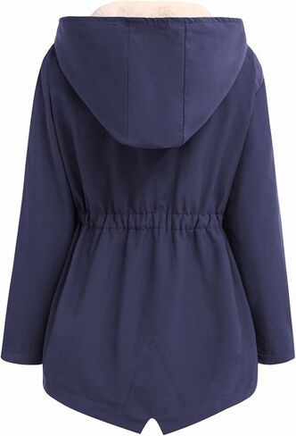 معطف شتوي للفتيات من Greatchy مصنوع من الصوف الدافئ من قماش الشيربا أنوراك مع ملابس خريفية ناعمة ولطيفة in Kuwait