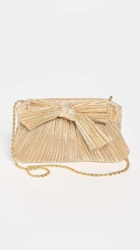 Loeffler Randall Women's Rochelle Pleated Frame Clutch W/Bow in Saudi Arabia
