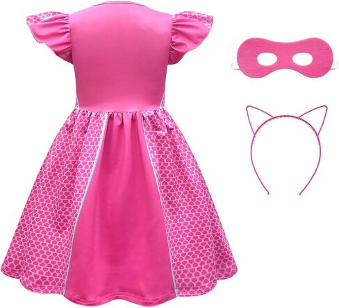 فستان ACoiay Kitty Cat التنكري مع قناع وعصابة رأس لمدة 2-8 سنوات in Saudi Arabia