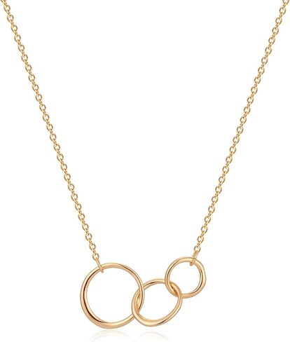 VACRONA Coin Necklace 18k Gold Plated Vintage Textured Medallion Coin Pendant Round Circle Disk Dainty Necklace for Women in Saudi Arabia