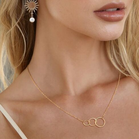 VACRONA Coin Necklace 18k Gold Plated Vintage Textured Medallion Coin Pendant Round Circle Disk Dainty Necklace for Women in Saudi Arabia