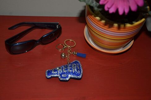 Popfizzy Bling Keychain Accessories for Women, Rhinestone Keychain, Car Keys Keychain Charms, Cute Purse Charms for Handbags in Saudi Arabia