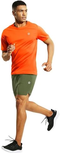 Nepest Men's 5’’ Athletic Running Shorts with Pockets, Lightweight Quick Dry Gym Workout Training No Liner Shorts in Saudi Arabia