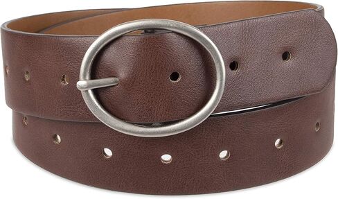 Amazon Essentials Women's Fully Adjustable Casual Belt with Round Buckle (Available in Plus Size) in Saudi Arabia
