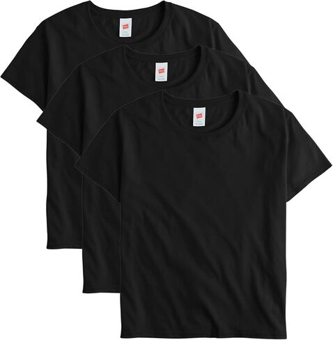 Hanes Womens Essentials Oversized T-Shirt Pack, Cotton Tee for Women, Relaxed Fit, 3-Pack in Saudi Arabia