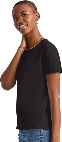Hanes Womens Essentials Oversized T-Shirt Pack, Cotton Tee for Women, Relaxed Fit, 3-Pack in Saudi Arabia