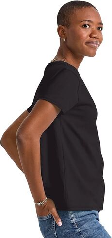 Hanes Womens Essentials Oversized T-Shirt Pack, Cotton Tee for Women, Relaxed Fit, 3-Pack in Saudi Arabia