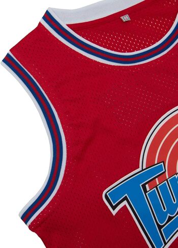 Mens Basketball Jerseys #10 Lola Space Movie Jersey Shirts White/Black in Kuwait