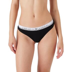 Emporio Armani Women's Iconic Logoband 2 Pack Brazilian Brief