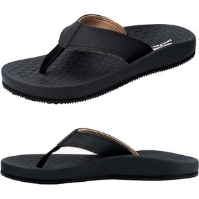 صنادل الشاطئ الرجالية من Thearches، شبشب فليب فلوب، سريع الجفاف لدعم القوس، شبشب فليب فلوب، صندل داعم لتقويم العظام لالتهاب اللفافة الأخمصية، الأقدام المسطحة، آلام الكعب، المشي المريح طوال اليوم in Kuwait