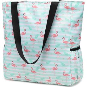 Leaper Travel Tote Bag Wear-Resistant Portable and Foldable Shoulder Bag for Gym, Beach, Travel and Daily Use