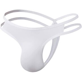 TAIKMD Men's T-Back Thongs Bikini Briefs Double Straps Low Rise Jockstrap Bulge Pouch Underwear G-String Clubwear in Kuwait
