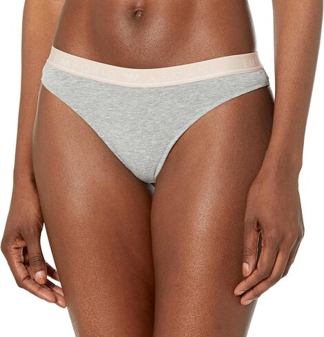 Emporio Armani Women's Iconic Logoband 2 Pack Brazilian Brief in Kuwait