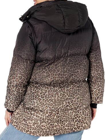 Avenue Womens Plus Size Puffer Indi Print in Saudi Arabia
