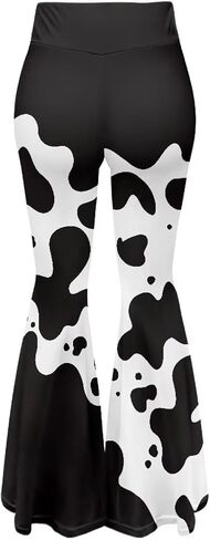 YEXIATODO High Waisted Flare Leggings for Women Tummy Control Yoga Pants in Kuwait