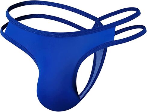 TAIKMD Men's T-Back Thongs Bikini Briefs Double Straps Low Rise Jockstrap Bulge Pouch Underwear G-String Clubwear in Saudi Arabia