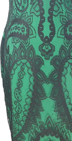 FUNDAISY Womens Vintage Lace Fringed Gatsby 1920s Cocktail Dress with 20s Accessories Set in Saudi Arabia