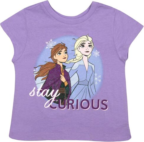 Disney Minnie Mouse and Frozen 3 Piece Pants Set for Girls, Girls Pullover Hoodie, T-Shirt, and Pants Sets in Saudi Arabia