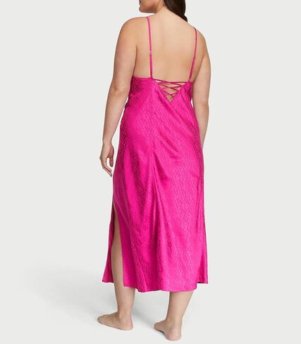 Victoria's Secret Icon Satin Midi Slip, Women's Lingerie (XS-XL) in Saudi Arabia