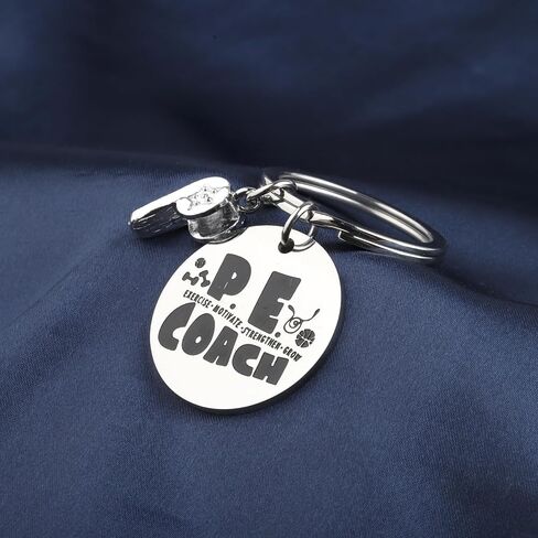 MYOSPARK PE Teacher Gift PE Coach Keychain Physical Education Teacher Appreciation Gift from Student Gym Teacher Gift in Saudi Arabia
