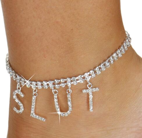 سوار وقحة حجر الراين باللون الفضي من Arsimus in Kuwait