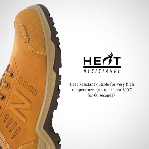 New Balance Men's Composite Toe Contour Industrial Boot, Wheat, 10.5 Wide in Saudi Arabia