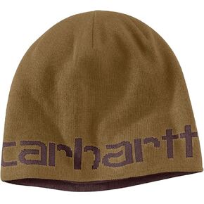 Carhartt Men's Knit Reversible Hat, Oak Brown, OFA in Saudi Arabia