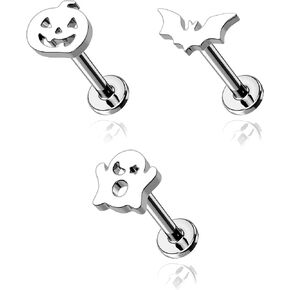 3 قطع من اقراط غضروف الاذن للهالوين من مونكراش جوليري 16 غرام على شكل خفاش لابريت 8 ملم اقراط حلزونية للنساء من الستانلس ستيل 316L مجوهرات بيرسينج مونرو ميدوسا in Kuwait