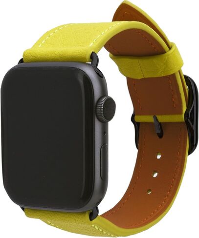 Gomvadr Compatible with Apple Watch Band iWatch Series 8 7 6 5 4 3 2 1 SE Band 45mm 44mm 42mm 41mm 40mm 38mm Watch Band Leather,Top Grain Soft Genuine Leather Replacement Watch Bands Strap for Women and Men in Saudi Arabia