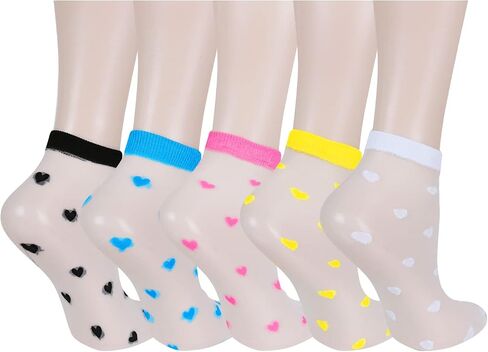 جوارب نسائية من Benefeet Sox بقماش شفاف جوارب دائرية للفتيات من الدانتيل اللطيف والنايلون الشفاف فائق النحافة جوارب شفافة شفافة من خلال الكاحل in Kuwait
