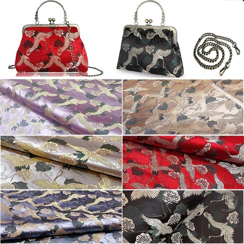 Abuyall Floral Top-Handle Handbag, Kiss Lock Evening Bag for Women, Vintage Handbag in Saudi Arabia