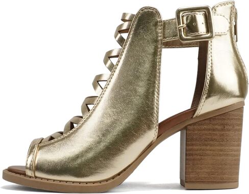 Topshoe Avenue Adele ~ صنادل Fahsoin النسائية ذات الكعب العالي وحزام الكاحل in Saudi Arabia