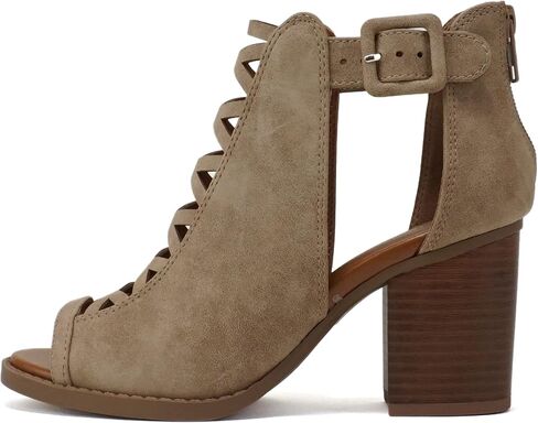 Topshoe Avenue Adele ~ صنادل Fahsoin النسائية ذات الكعب العالي وحزام الكاحل in Saudi Arabia