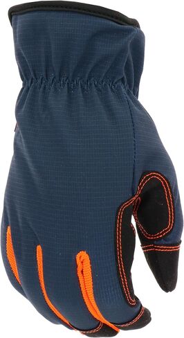 Boss Arctik Task Winter Work Gloves, Ripstop Backing, 60g Therm, Synthetic Leather, Touchscreen, Navy, X-Large (B952142-XL) in Saudi Arabia