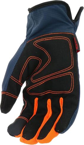 Boss Arctik Task Winter Work Gloves, Ripstop Backing, 60g Therm, Synthetic Leather, Touchscreen, Navy, X-Large (B952142-XL) in Saudi Arabia