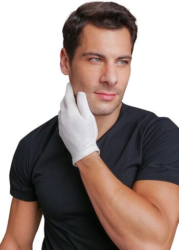 Cottonique Hypoallergenic Gloves Made with 100% Latex-Free Organic Cotton for Hand Eczema & Sensitive Skin in Saudi Arabia