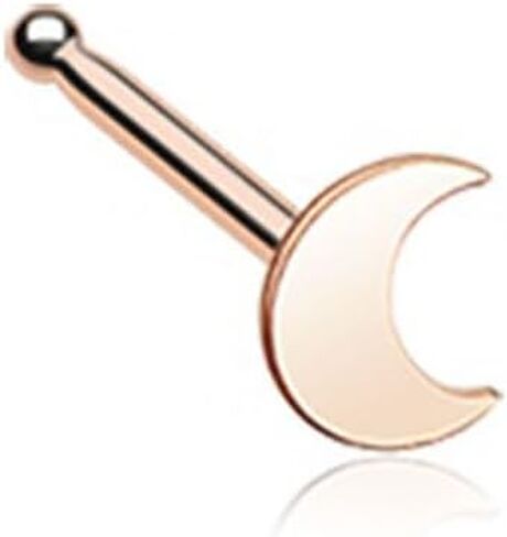 إلهام Dezigns 20G Dainty Crescent Moon Icon الأنف in Kuwait