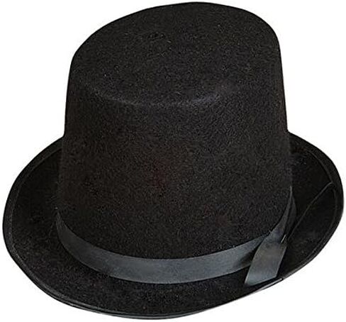 Rhode Island Novelty Black Felt Top Hat (2-Pack) in Saudi Arabia