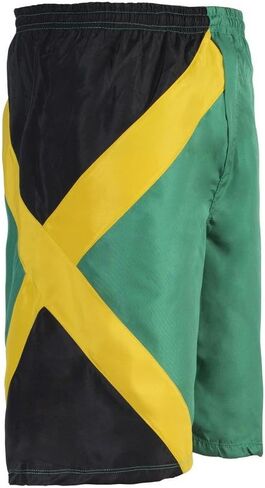 سراويل رجالية من Reggae سراويل قصيرة رياضية بعلم جامايكا برمودا سراويل للشاطئ in Kuwait