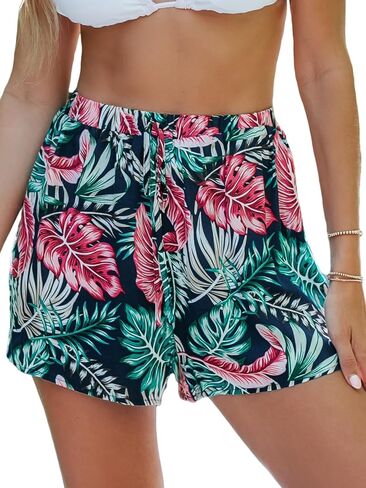 CUPSHE Women's Shorts Casual Self Tie Mini Short Floral Fashion Summer 2024 in Saudi Arabia