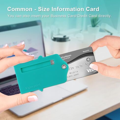 Vigorport 3 عبوات من علامات الأمتعة المصنوعة من السيليكون باللون الأزرق البحيرة وإضافة أشرطة أمتعة للحقيبة معتمدة من إدارة أمن المواصلات الأمريكية (عبوة من قطعتين) in Kuwait