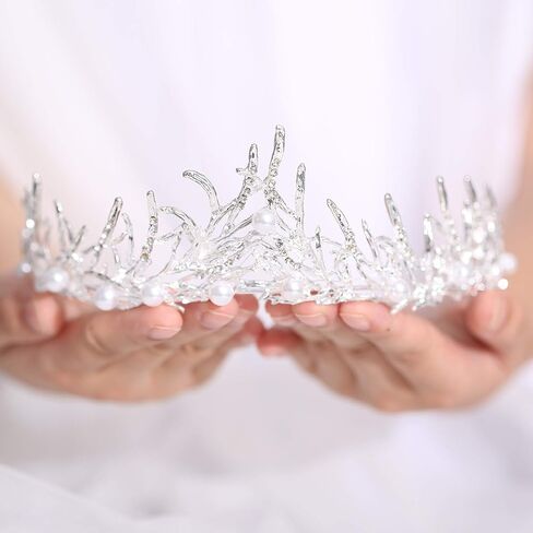 Makone Baroque Halloween Crown Black Queen Crown for Women,Vintage Tiaras with Gemstones Party Gothic Headpiece Halloween Tiara in Saudi Arabia