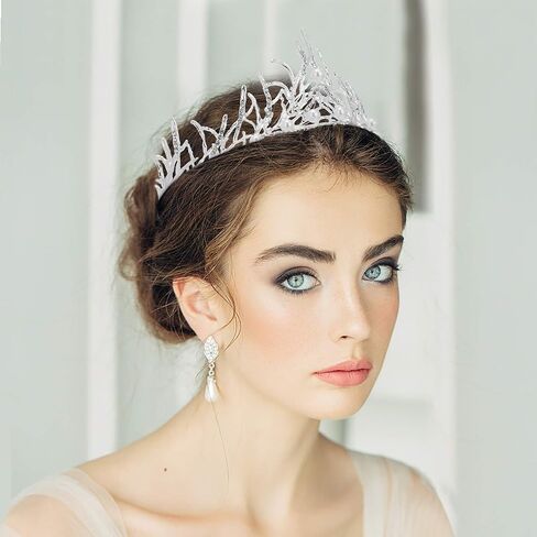 Makone Baroque Halloween Crown Black Queen Crown for Women,Vintage Tiaras with Gemstones Party Gothic Headpiece Halloween Tiara in Saudi Arabia