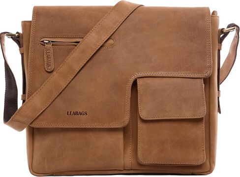 LEABAGS Birmingham shoulder bag I 13" laptopbag I genuine buffalo leather messenger bag I vintage look I work bag in Kuwait