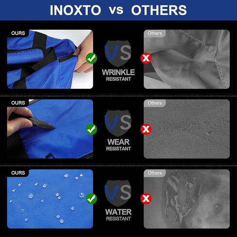 Inoxto gym bag, Small Sport Duffel bag for Women, Weekender Overnight Bag with Adjustable Shoulder Straps (Blue) in Kuwait