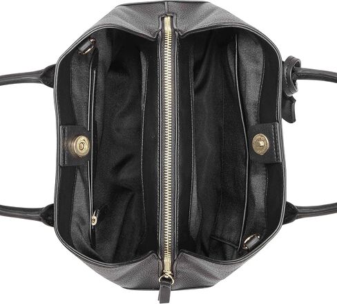 Nine West Brooklyn Jet Set Satchel, Black in Saudi Arabia