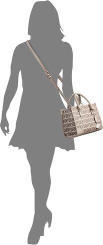 DKNY Perri Box Satchel, Chino Logo/Truffle in Saudi Arabia