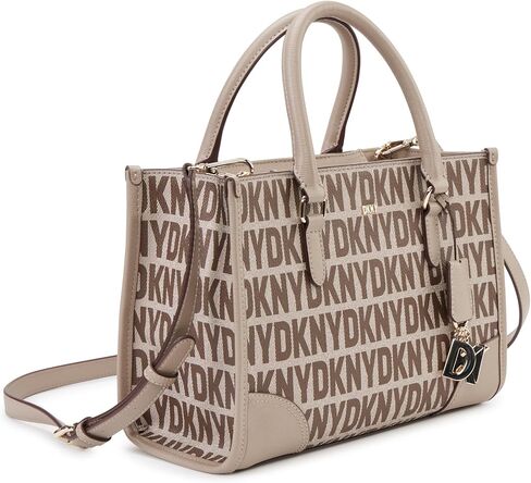 DKNY Perri Box Satchel, Chino Logo/Truffle in Saudi Arabia