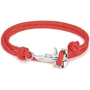 DATOA Hammerhead Sharks Bracelet Minimalist Nautical Parachute Cord Bracelet for Women Unisex